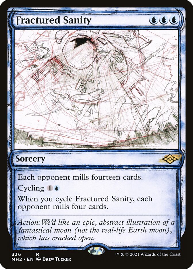 Fractured Sanity, Modern Horizons 2 Card Art