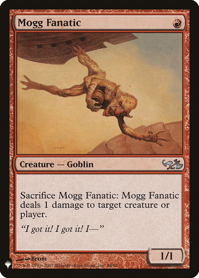 Mogg Fanatic, The List Card Art