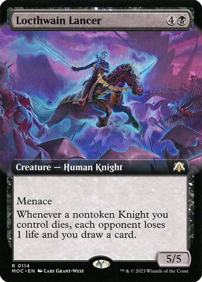 Locthwain Lancer, March Of The Machine Commander Card Art