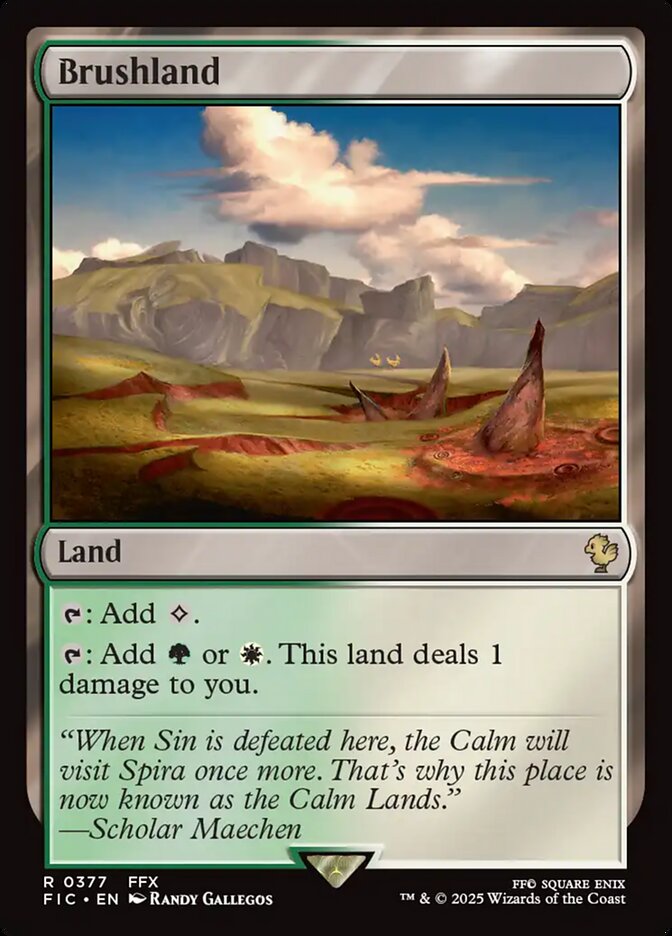 Brushland, Final fantasy commander Card Art
