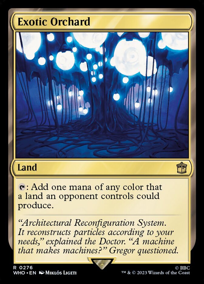 Exotic Orchard, Doctor who Card Art