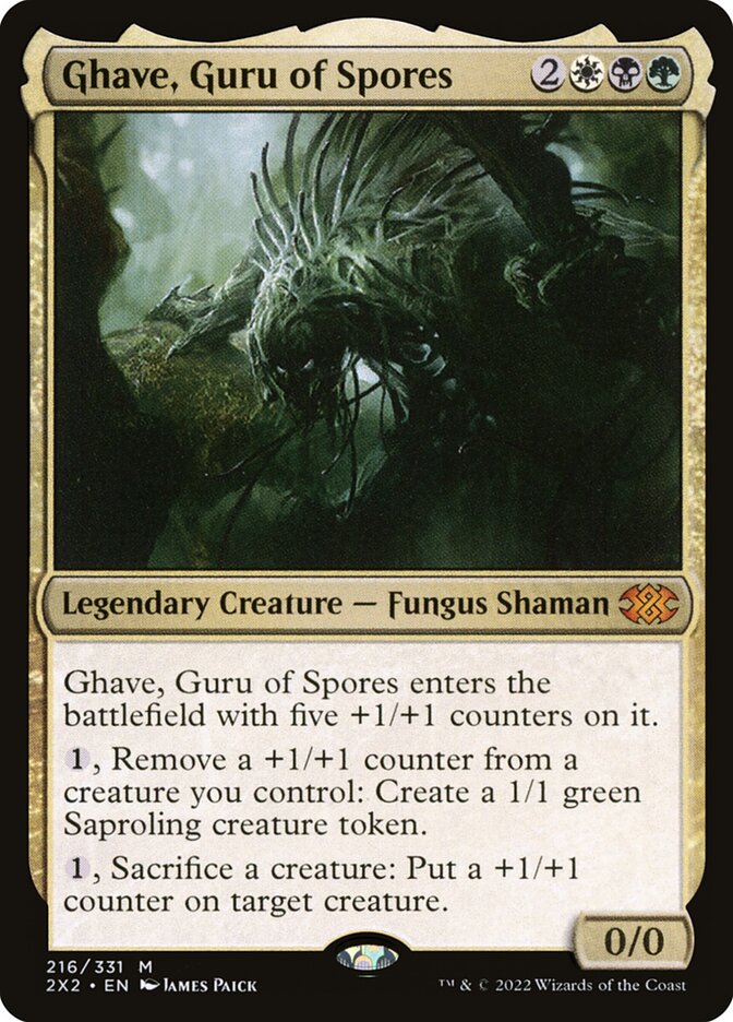 Ghave, Guru of Spores, Double masters 2022 Card Art