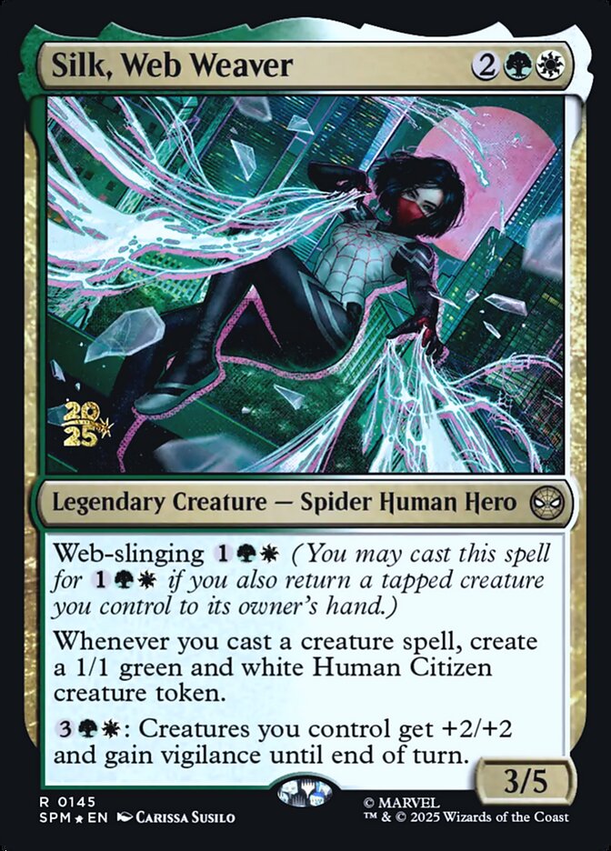 Silk, Web Weaver, Marvel'S Spider-Man Promos Card Art