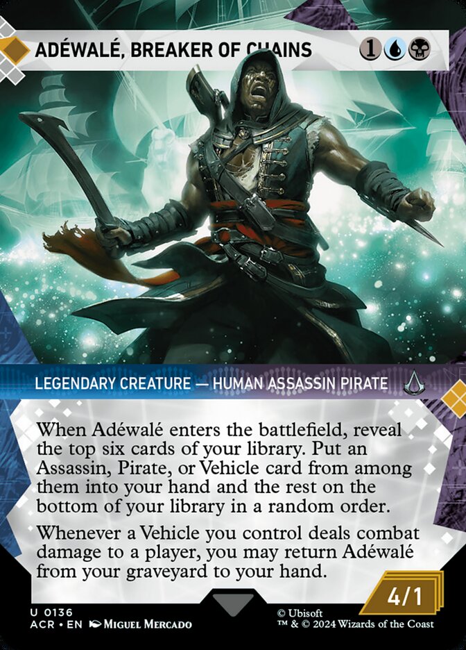 Adéwalé, Breaker of Chains, Assassin'S Creed Card Art