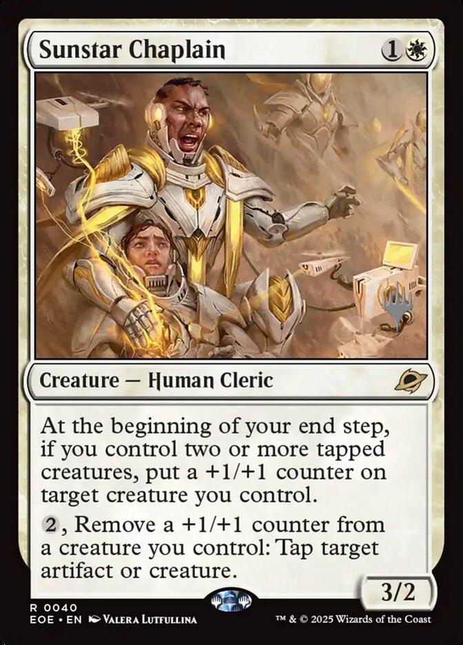 Sunstar Chaplain, Edge Of Eternities Promos Card Art