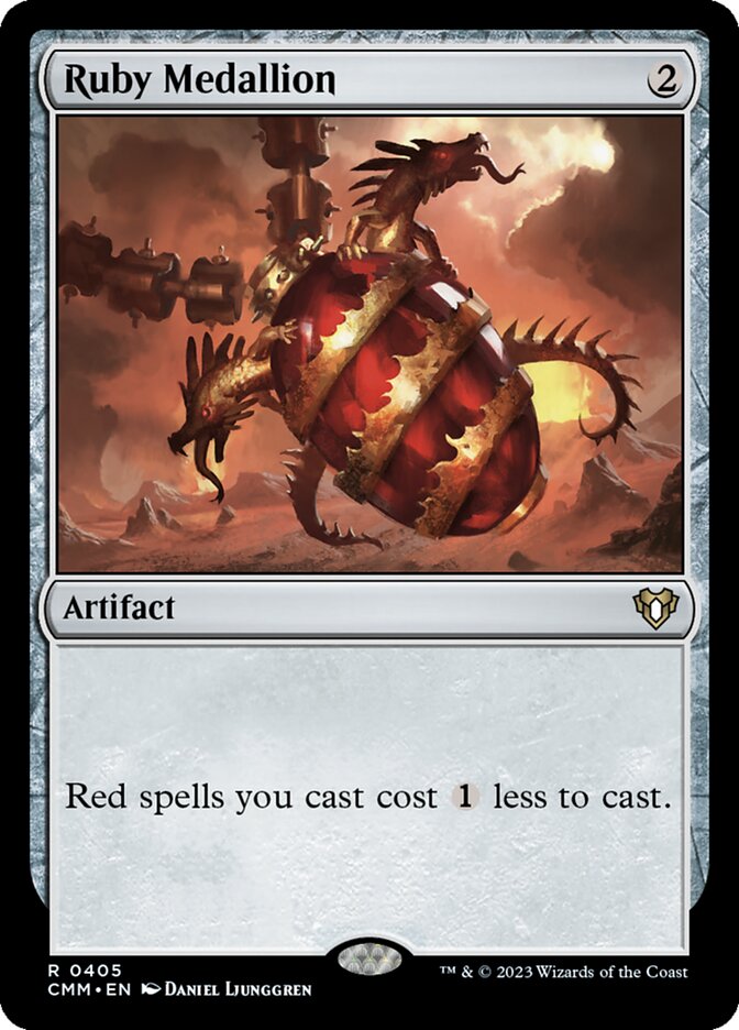 Ruby Medallion, Commander Masters Card Art