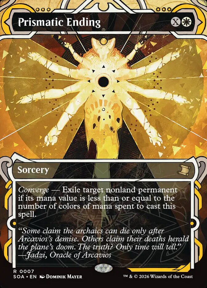 Prismatic Ending, Secrets Of Strixhaven Mystical Archive Card Art