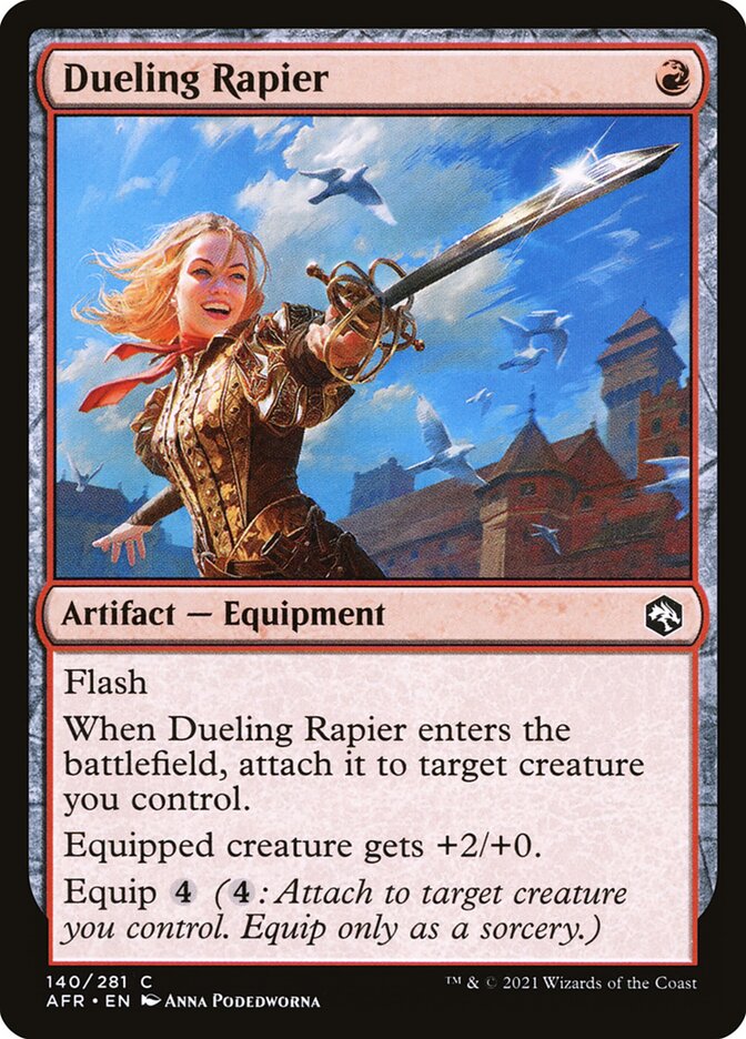 Dueling Rapier, Adventures in the forgotten realms Card Art