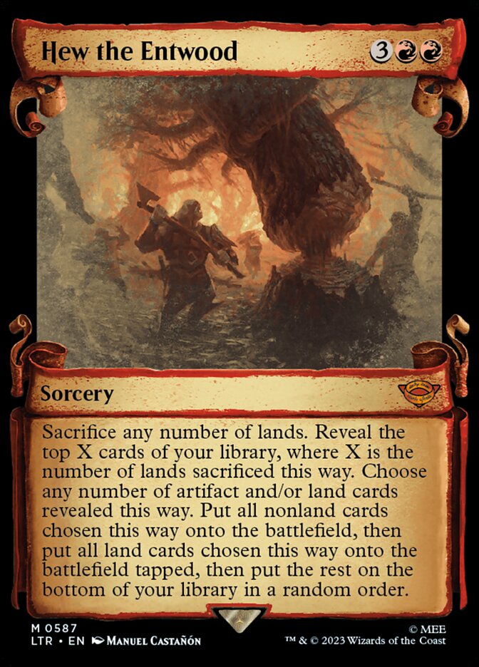 Hew the Entwood, The Lord Of The Rings: Tales Of Middle-Earth Card Art