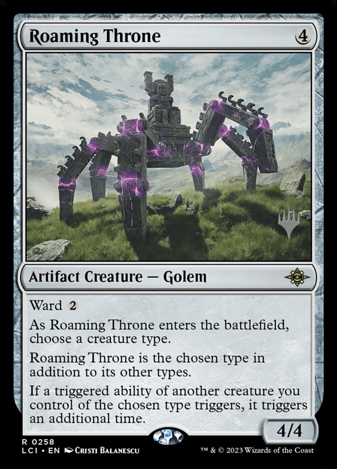 Roaming Throne, The lost caverns of ixalan promos Card Art