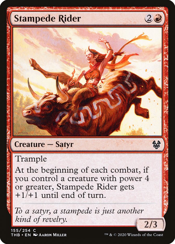 Stampede Rider, Theros beyond death Card Art