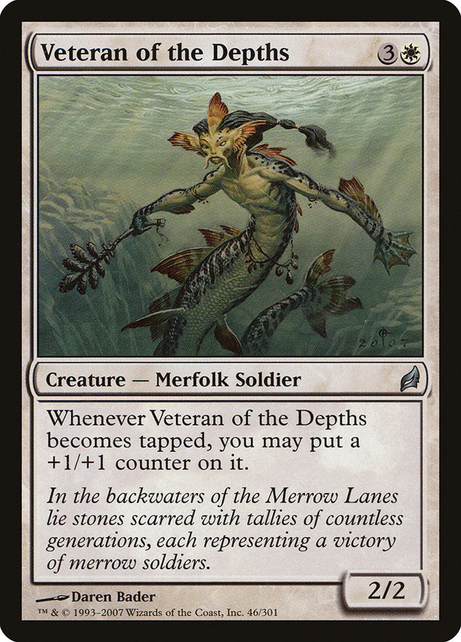 Veteran of the Depths, Lorwyn Card Art