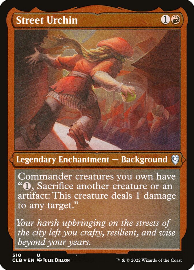 Street Urchin - Etched Foil