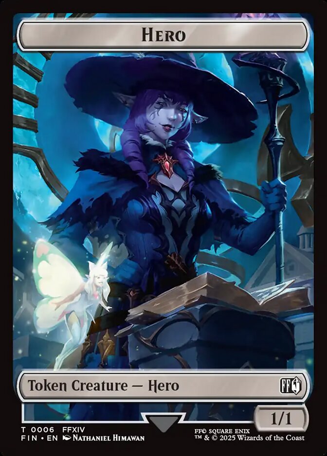 Hero, Final fantasy tokens Card Art