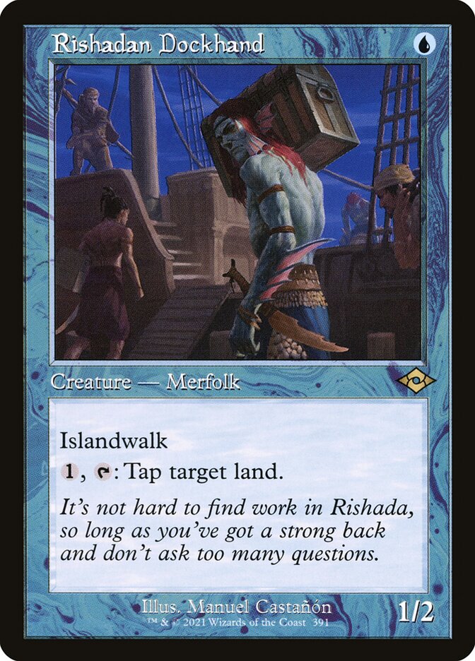 Rishadan Dockhand, Modern horizons 2 Card Art