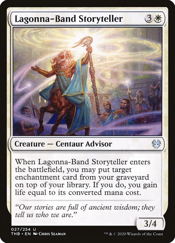 Lagonna-Band Storyteller, Theros beyond death Card Art