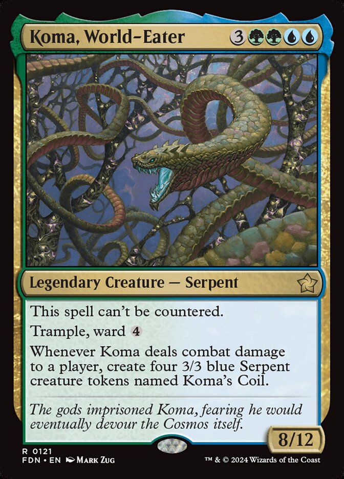 Koma, World-Eater, Foundations Card Art