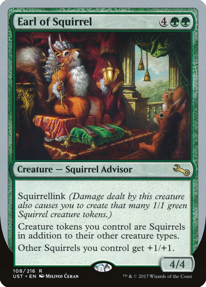 Earl of Squirrel, Unstable Card Art