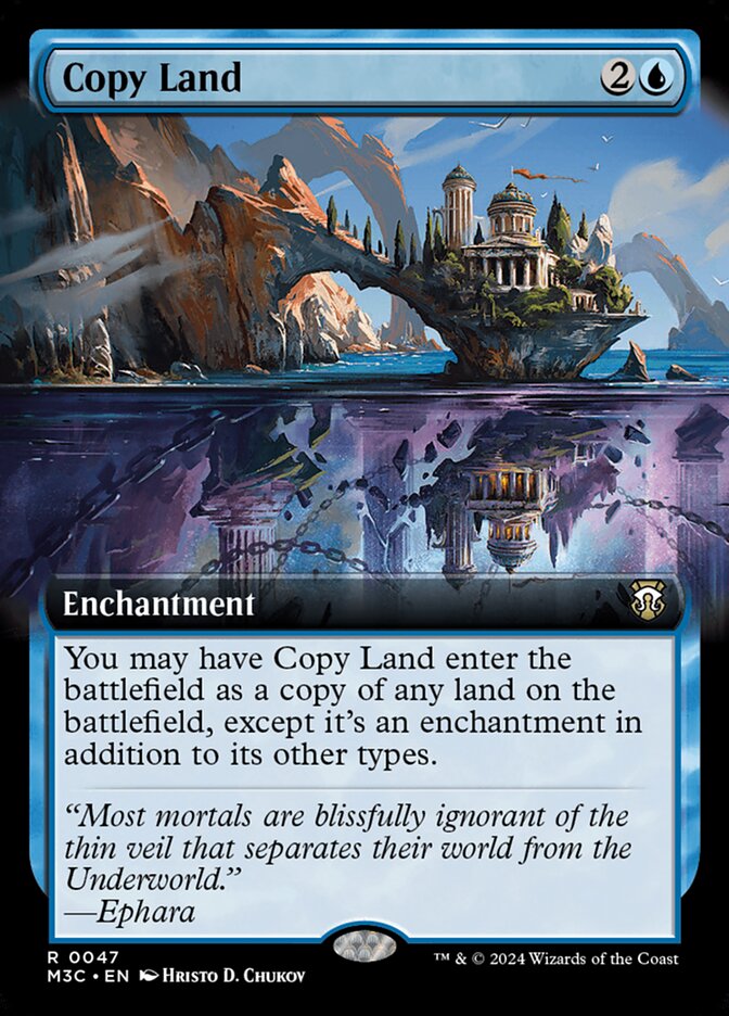 Copy Land, Modern Horizons 3 Commander Card Art
