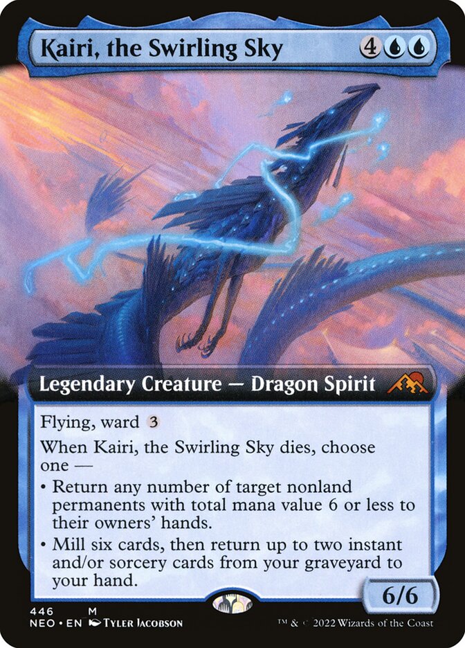 Kairi, the Swirling Sky, Kamigawa: Neon Dynasty Card Art