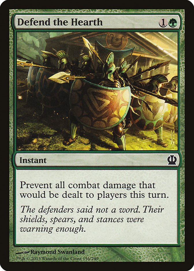 Defend the Hearth, Theros Card Art