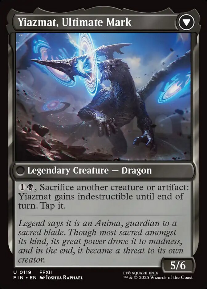 Sidequest: Hunt the Mark // Yiazmat, Ultimate Mark, Final fantasy Card Art