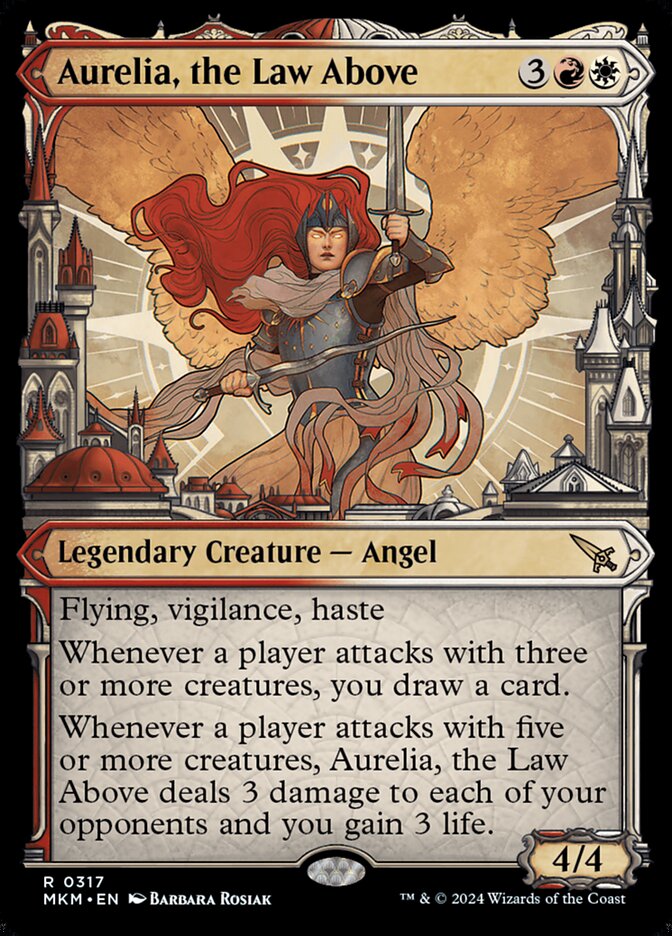 Aurelia, the Law Above, Murders At Karlov Manor Card Art