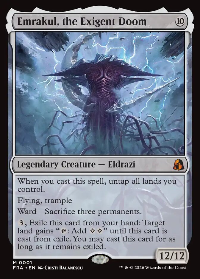 Emrakul, the Exigent Doom, Reality Fracture Card Art