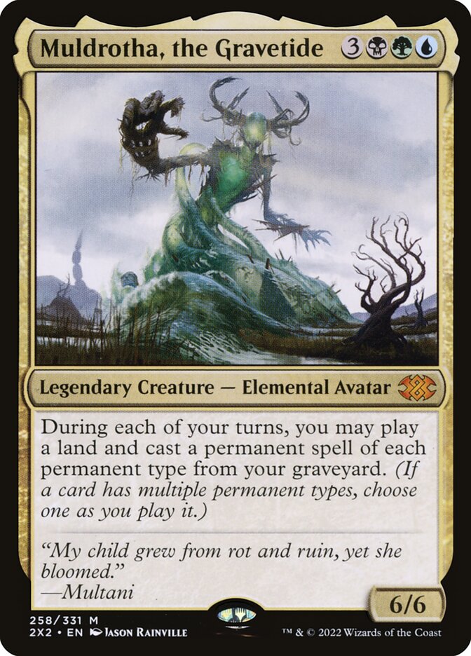 Muldrotha, the Gravetide, Double Masters 2022 Card Art
