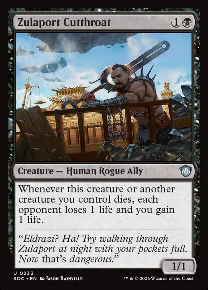 Zulaport Cutthroat, Secrets Of Strixhaven Commander Card Art