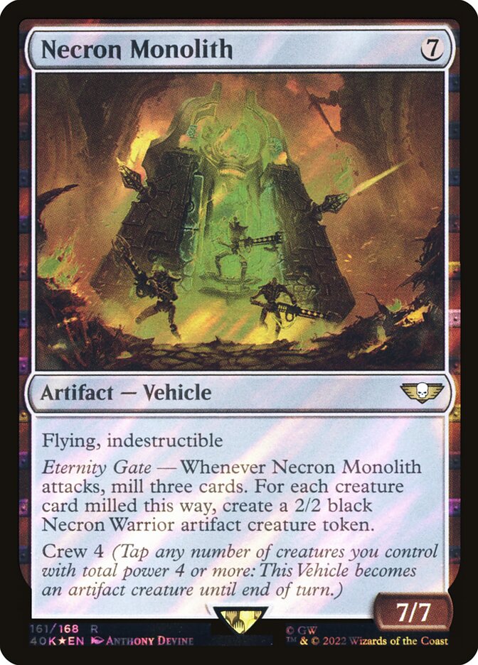 Necron Monolith, Warhammer 40,000 Commander Card Art