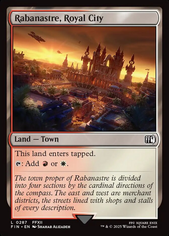 Rabanastre, Royal City, Final fantasy Card Art