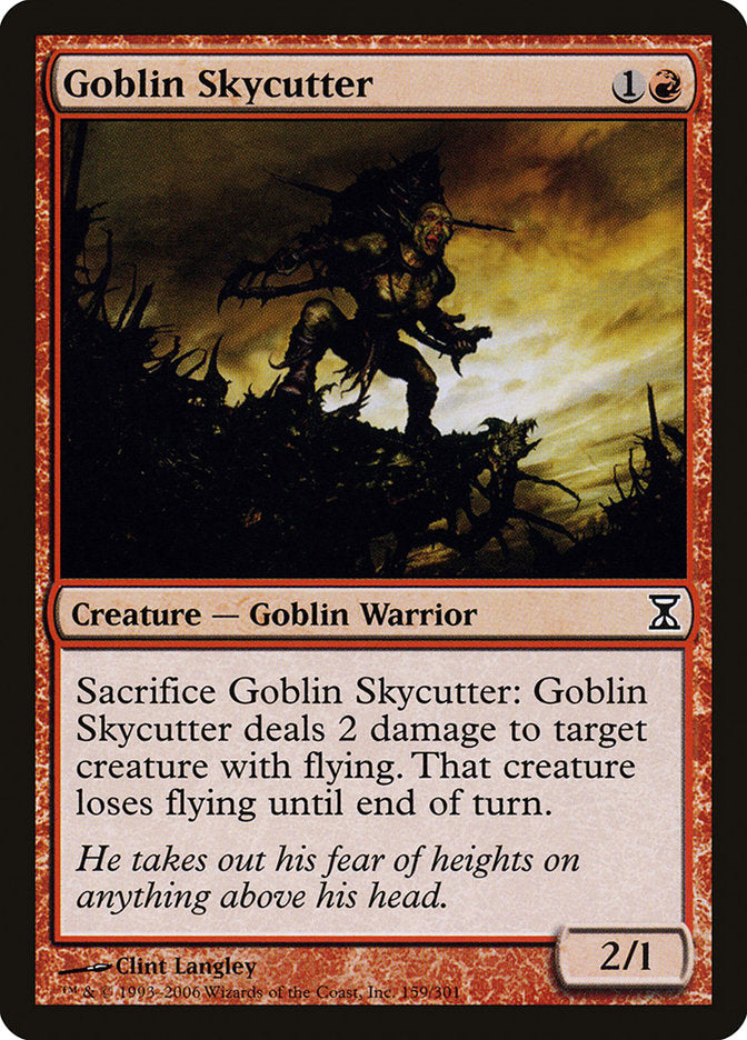 Goblin Skycutter, Time spiral Card Art