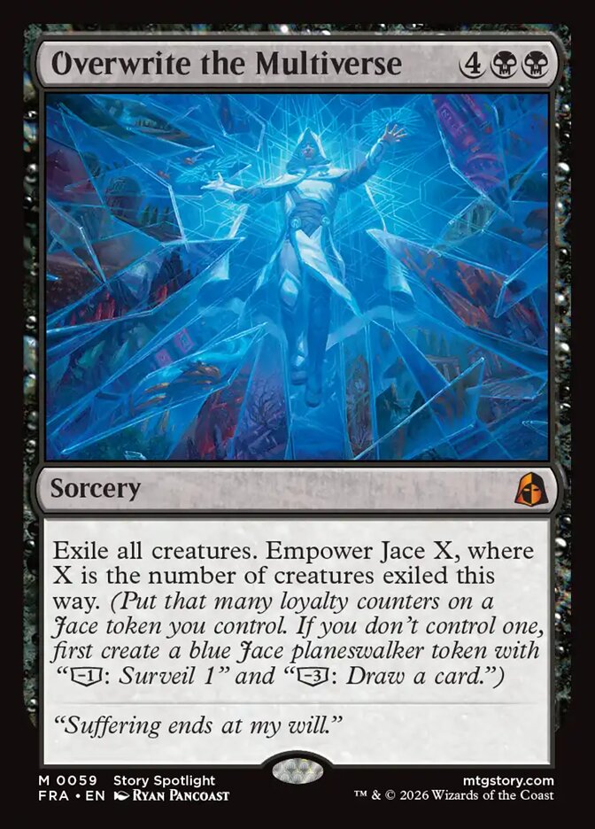 Overwrite the Multiverse, Reality Fracture Card Art