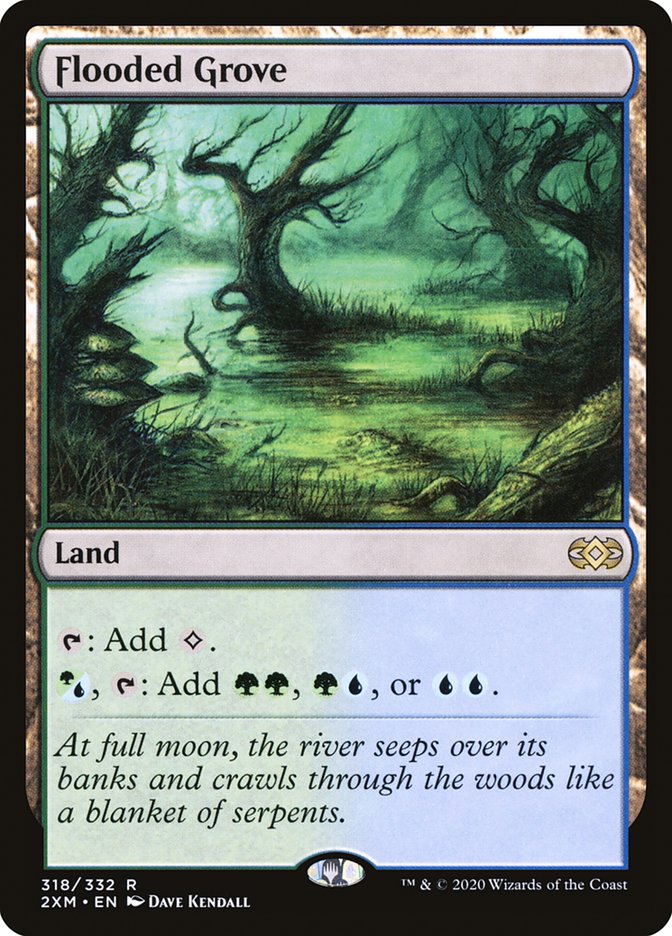 Flooded Grove, Double masters Card Art