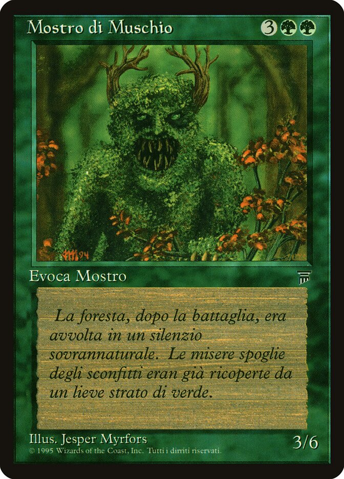 Moss Monster, Legends Card Art