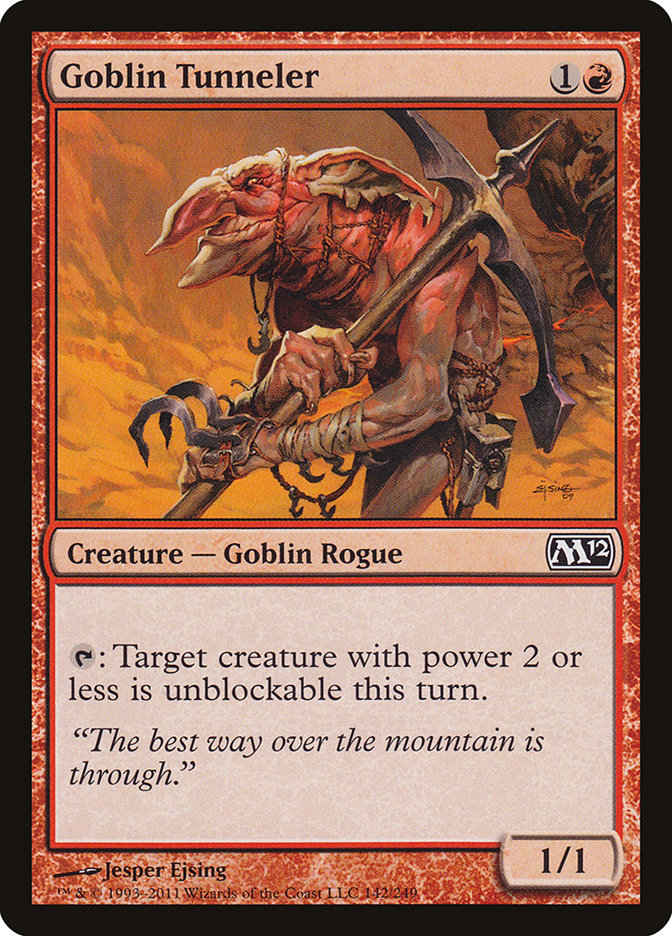 Goblin Tunneler, Magic 2012 Card Art