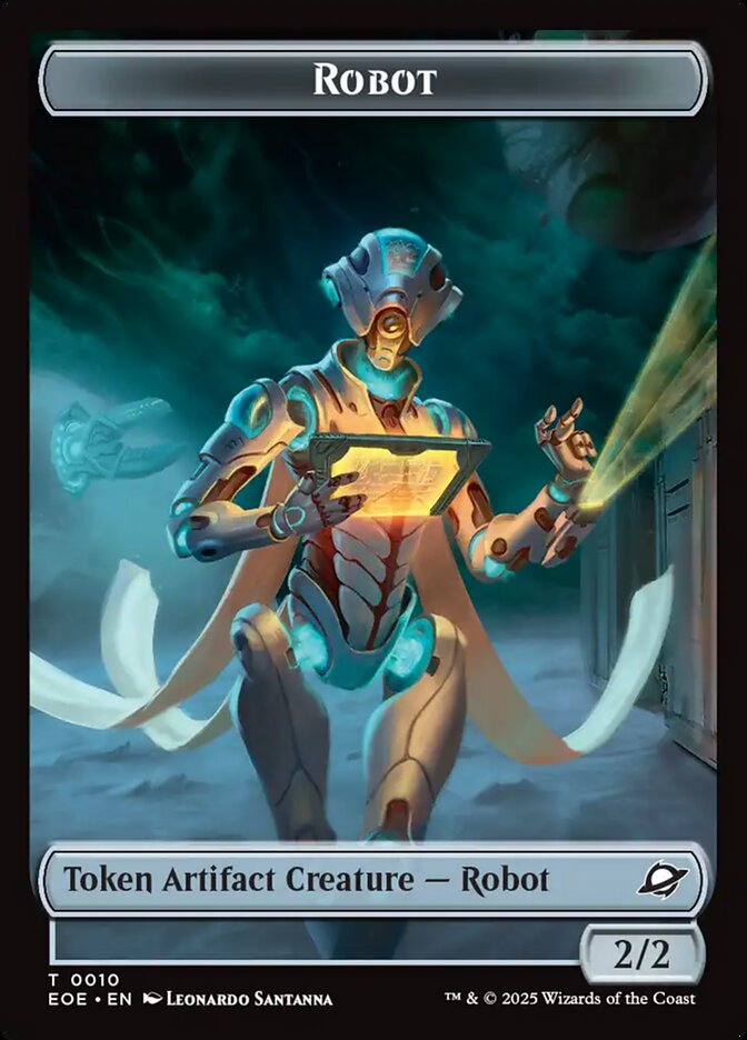 Robot, Edge of eternities tokens Card Art