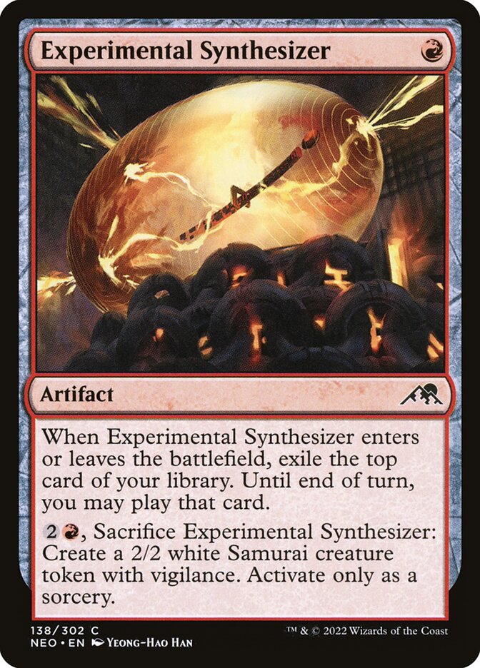 Experimental Synthesizer, Kamigawa: neon dynasty Card Art