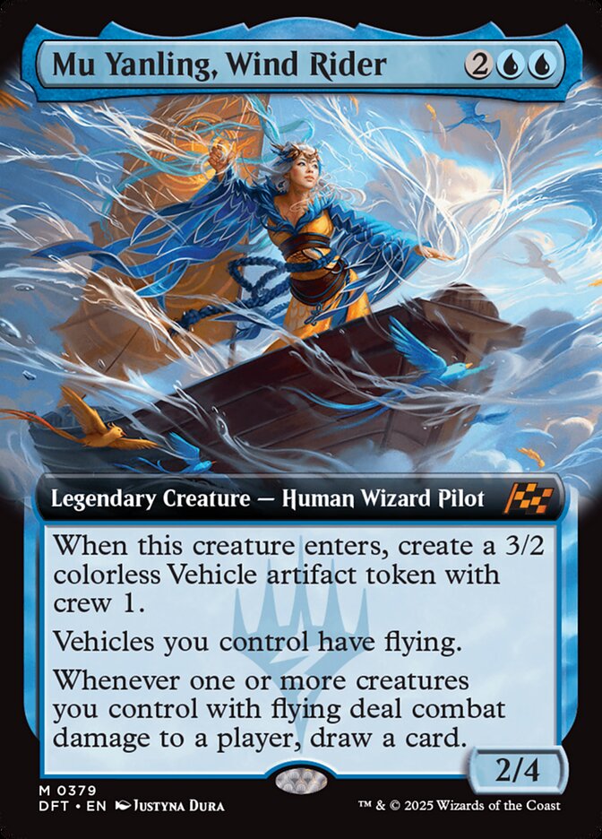 Mu Yanling, Wind Rider, Aetherdrift Card Art