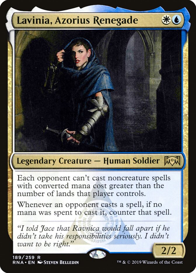 Lavinia, Azorius Renegade, Ravnica Allegiance Card Art