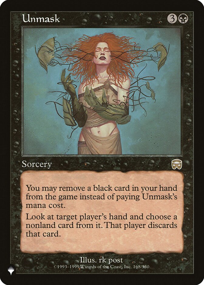 Unmask, The List Card Art