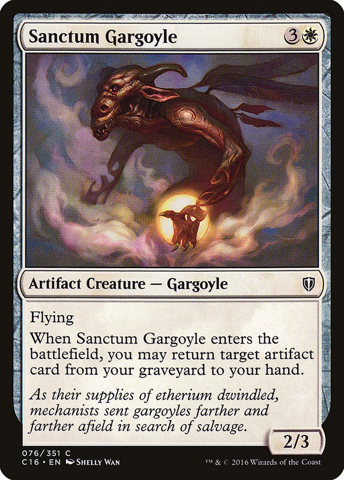 Sanctum Gargoyle, Commander 2016 Card Art
