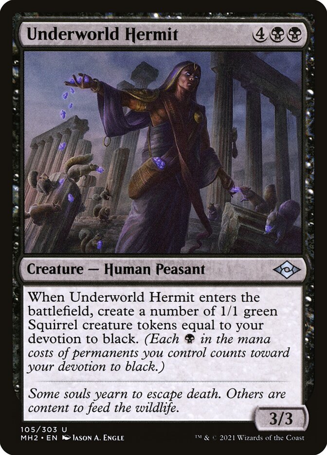 Underworld Hermit, Modern horizons 2 Card Art