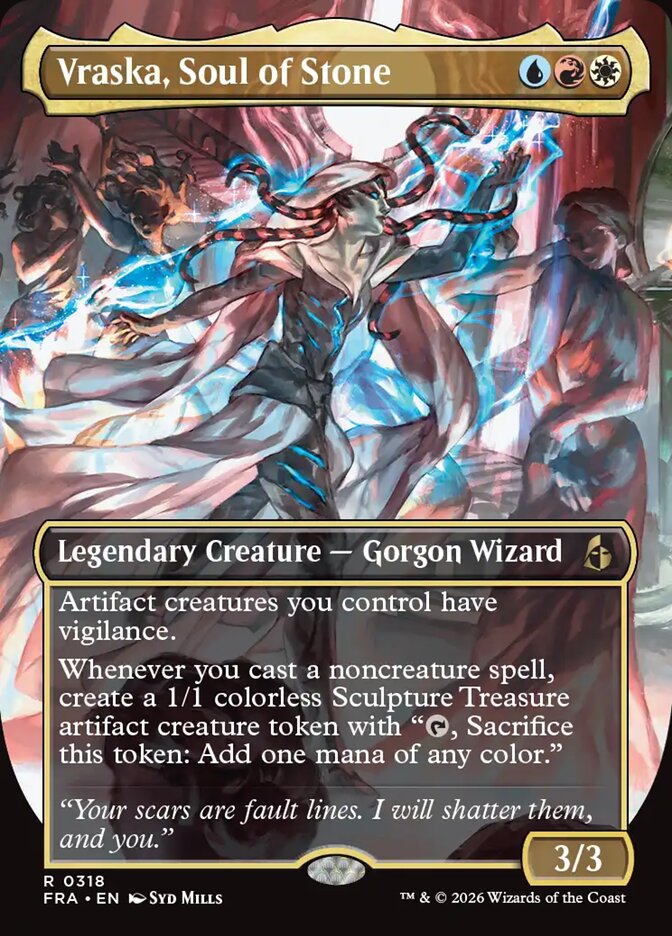 Vraska, Soul of Stone, Reality Fracture Card Art