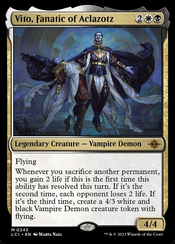 Vito, Fanatic of Aclazotz, The lost caverns of ixalan Card Art