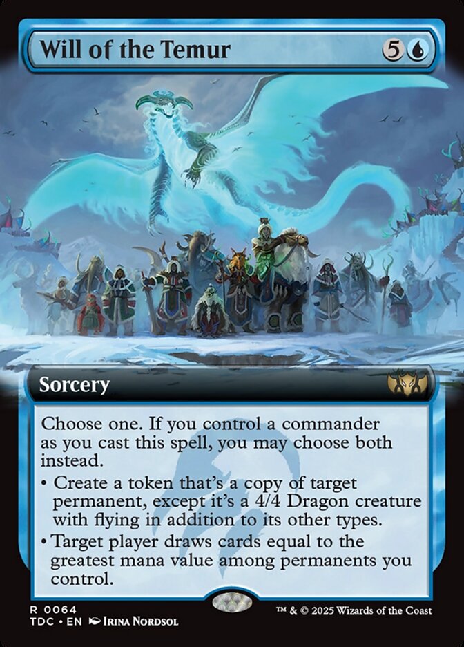 Will of the Temur, Tarkir: dragonstorm commander Card Art