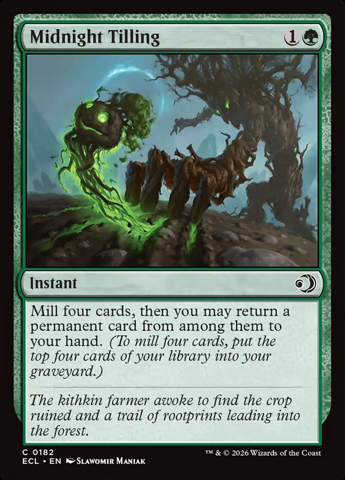 Midnight Tilling, Lorwyn Eclipsed Card Art