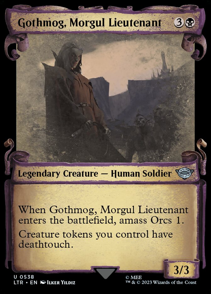 Gothmog, Morgul Lieutenant, The lord of the rings: tales of middle-earth Card Art