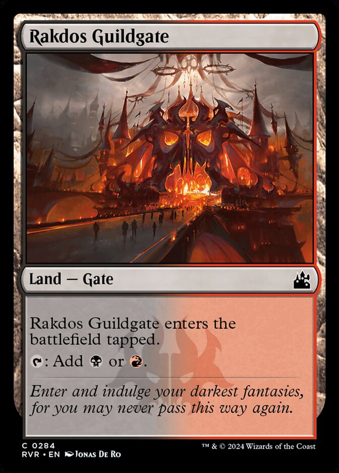 Rakdos Guildgate, Ravnica Remastered Card Art